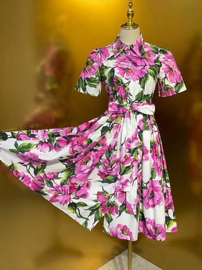 D*2025ss floral dress