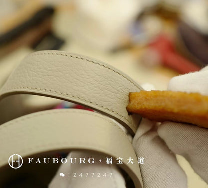 Hand-sewn vegetable basket TC leather