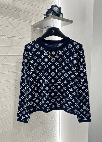 Louis*♥2025 new product Chain knitted long sleeves