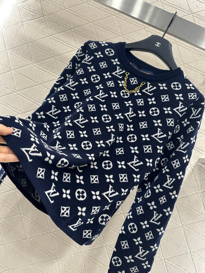 Louis*♥2025 new product Chain knitted long sleeves