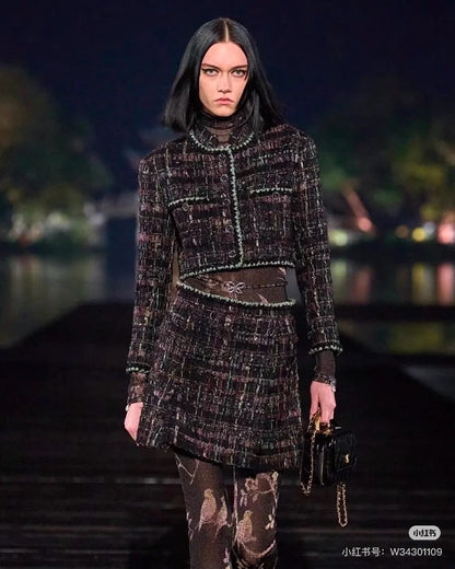 Chan NEW woven skirt