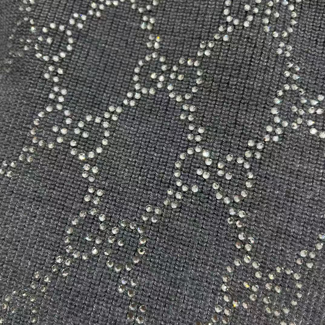 Guc NEW Rhinestone Cardigan