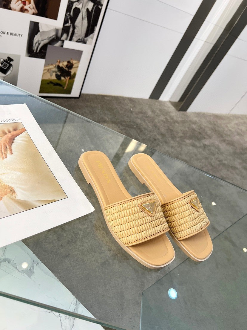 Pra New Flat woven slippers