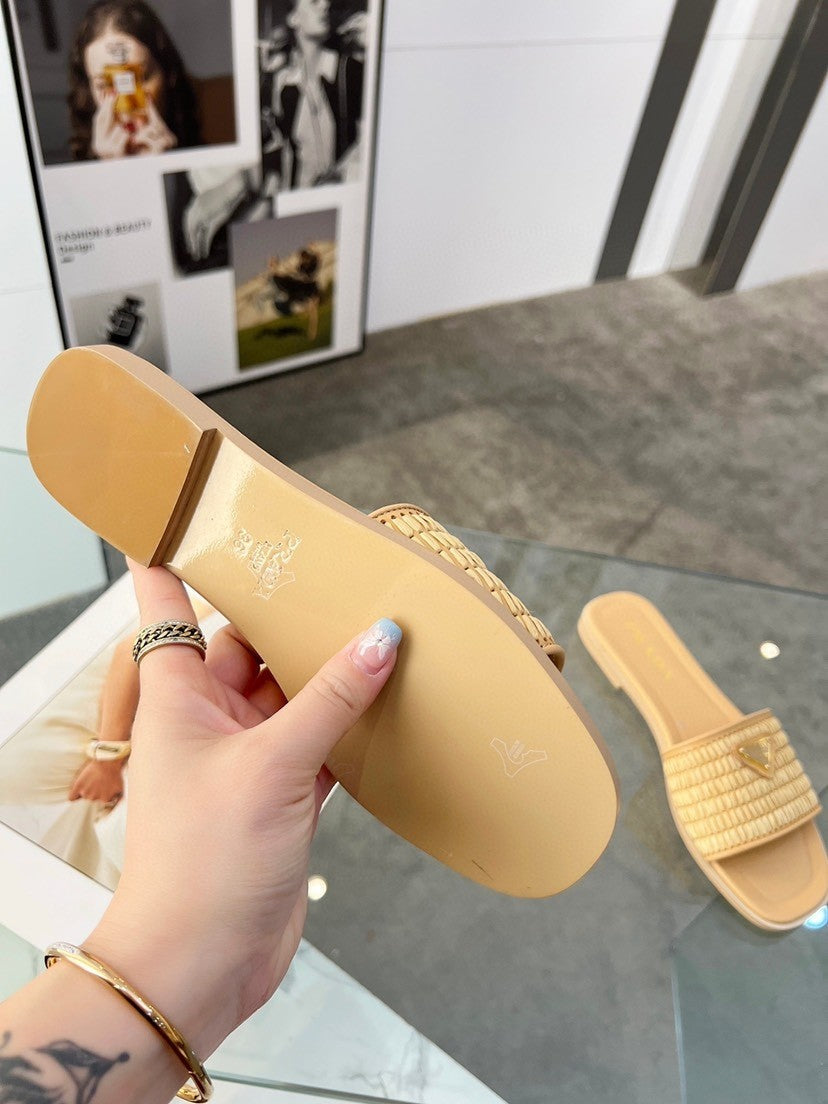 Pra New Flat woven slippers