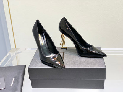 Saint NEW Classic letter-print high heels