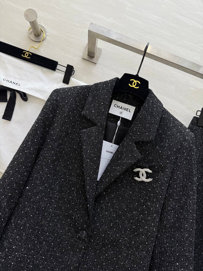 Chan NEW Woven Tweed Suit