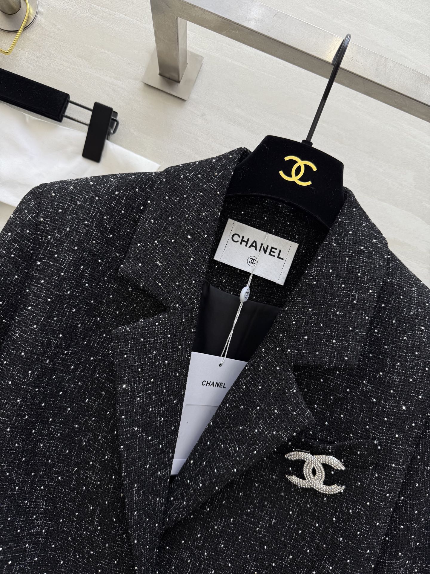 Chan NEW Woven Tweed Suit