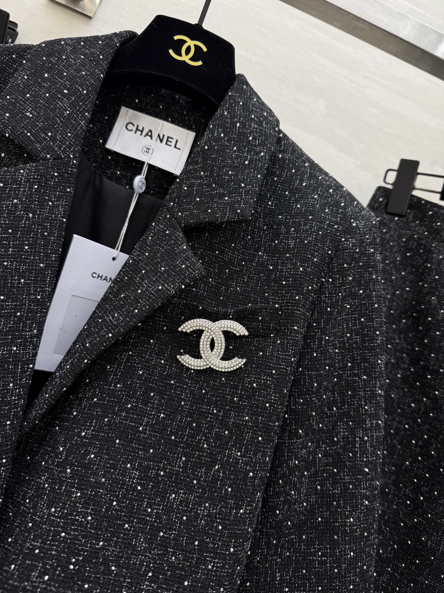 Chan NEW Woven Tweed Suit