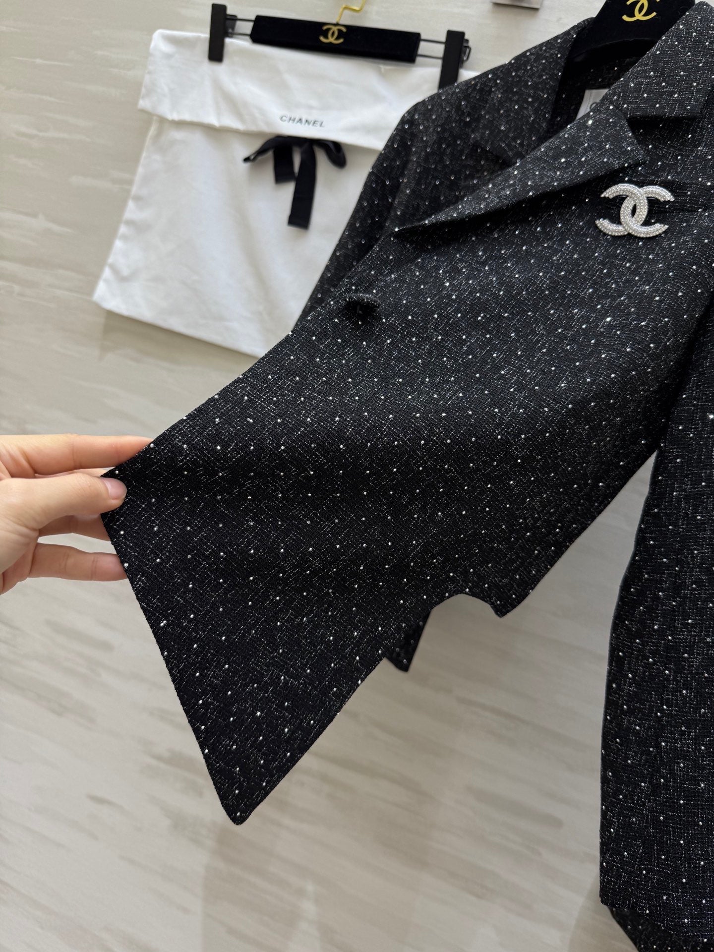 Chan NEW Woven Tweed Suit