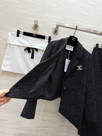 Chan NEW Woven Tweed Suit