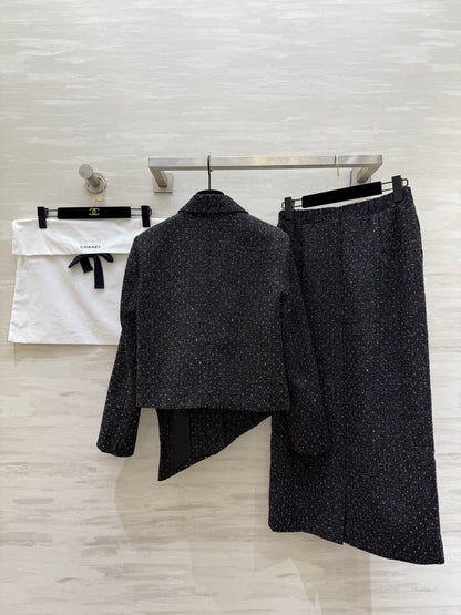 Chan NEW Woven Tweed Suit