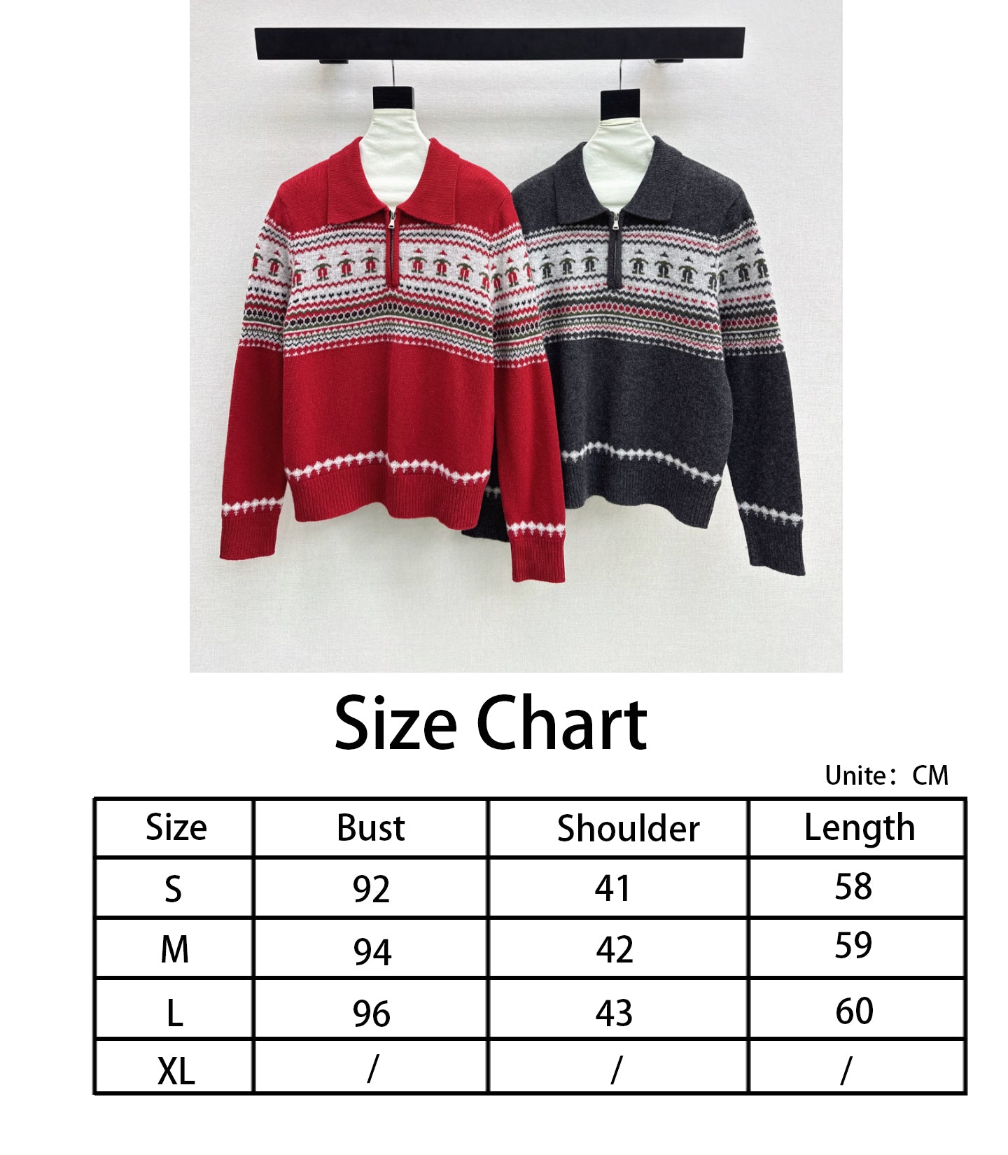Chan NEW fair isle sweater