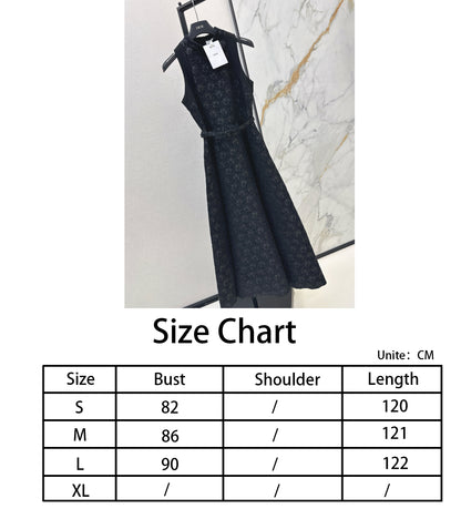 CD NEW jacquard belted dress