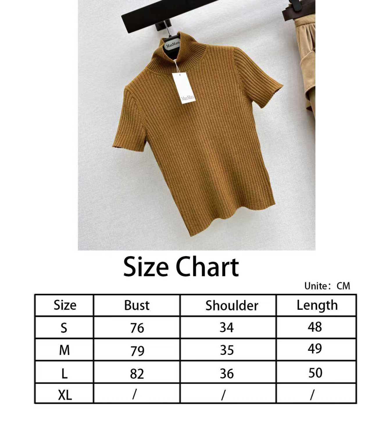 Max NEW high-neck short sleeve knitwear