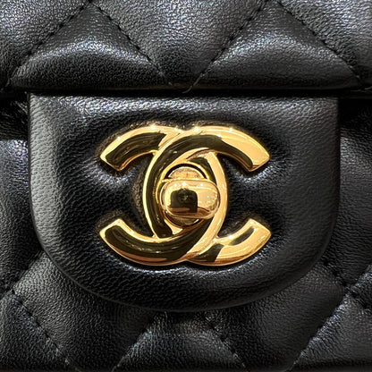 CH MINI CLASSIC HANDBAG 20 Lambskin Black