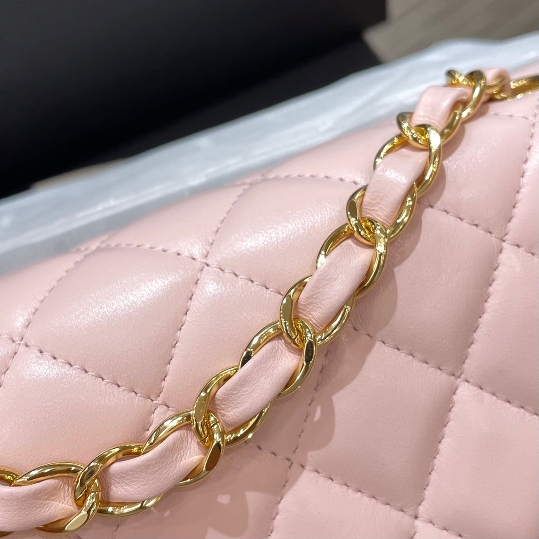 CH MINI CLASSIC HANDBAG 20 Lambskin Light Pink