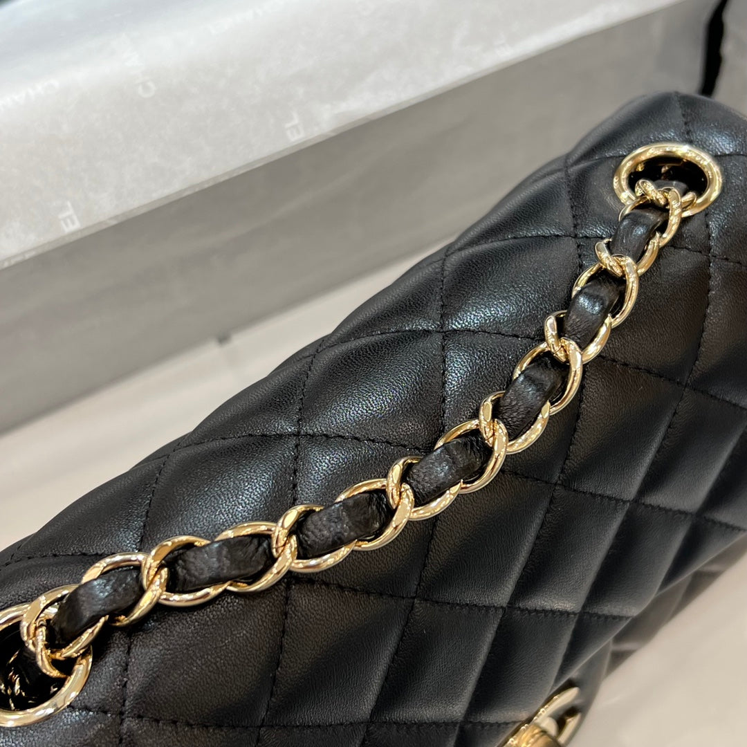CH MINI CLASSIC HANDBAG 20 Lambskin Black