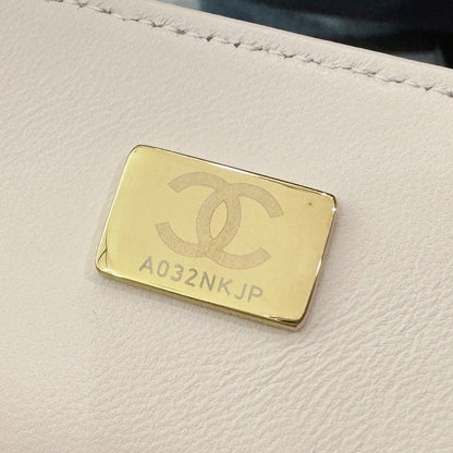 CH MINI CLASSIC HANDBAG 20 Lambskin Pink White