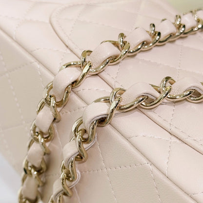 CH MINI CLASSIC HANDBAG 20 Lambskin Pink White