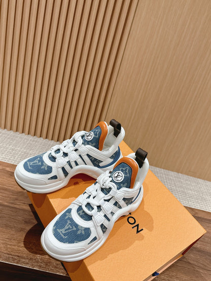 Denim series new color matching dad shoes