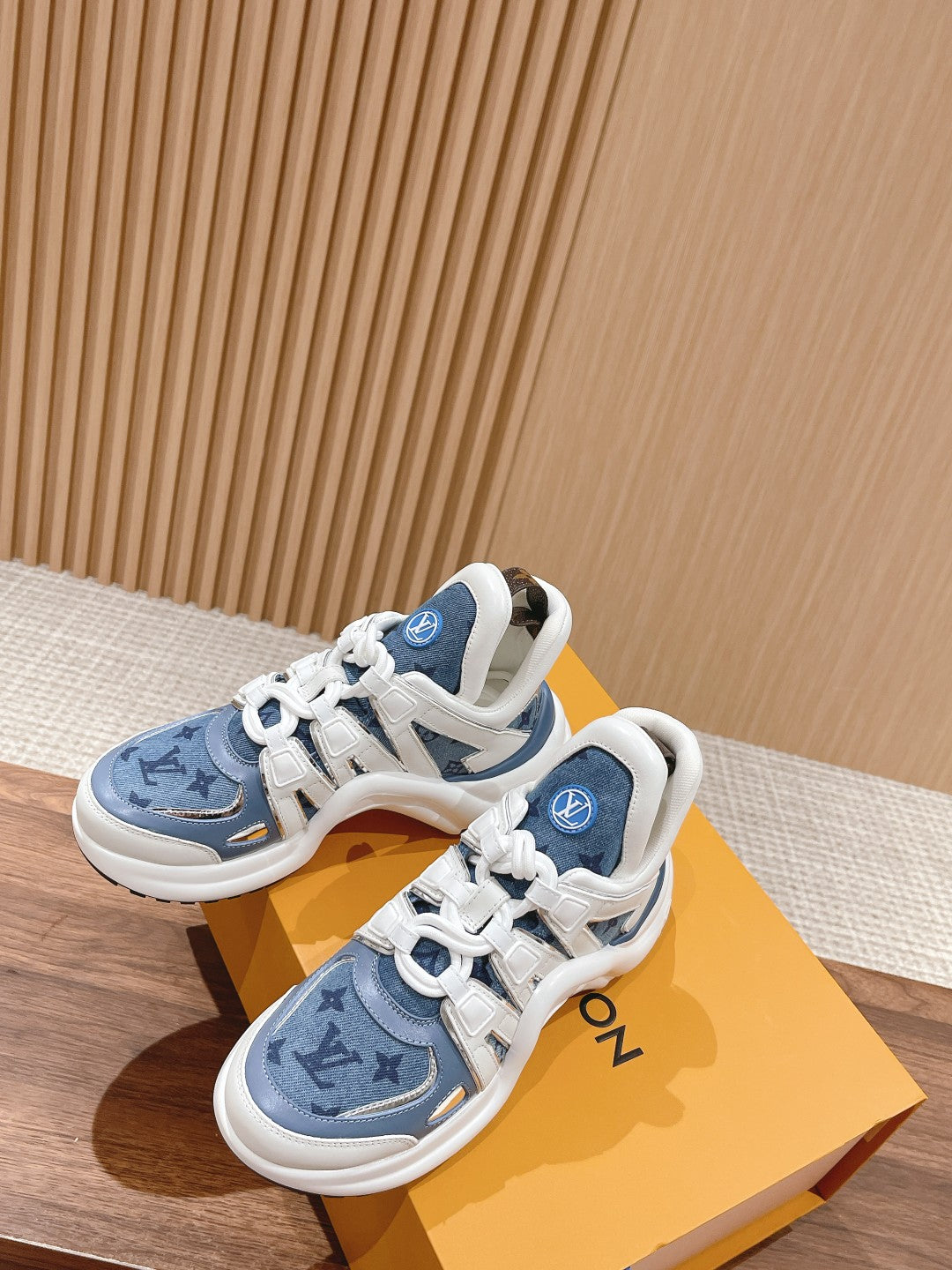 Denim series new color matching dad shoes