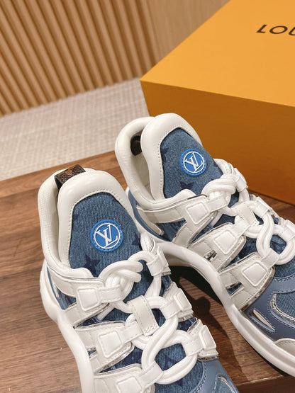 Denim series new color matching dad shoes