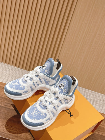 Denim series new color matching dad shoes