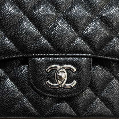 CH  MAXI CLASSIC HANDBAG 33 Grained Calfskin Black