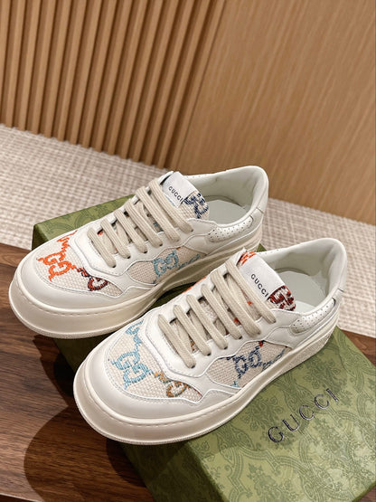 Couple's 𝐂𝐡𝐮𝐧𝐤𝐲 Gucc latest biscuit shoes