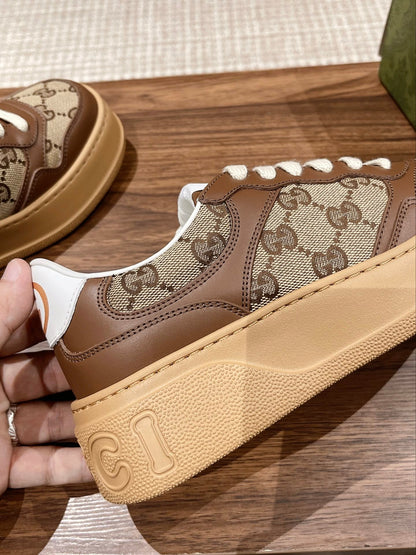 Couple's 𝐂𝐡𝐮𝐧𝐤𝐲 Gucc latest biscuit shoes