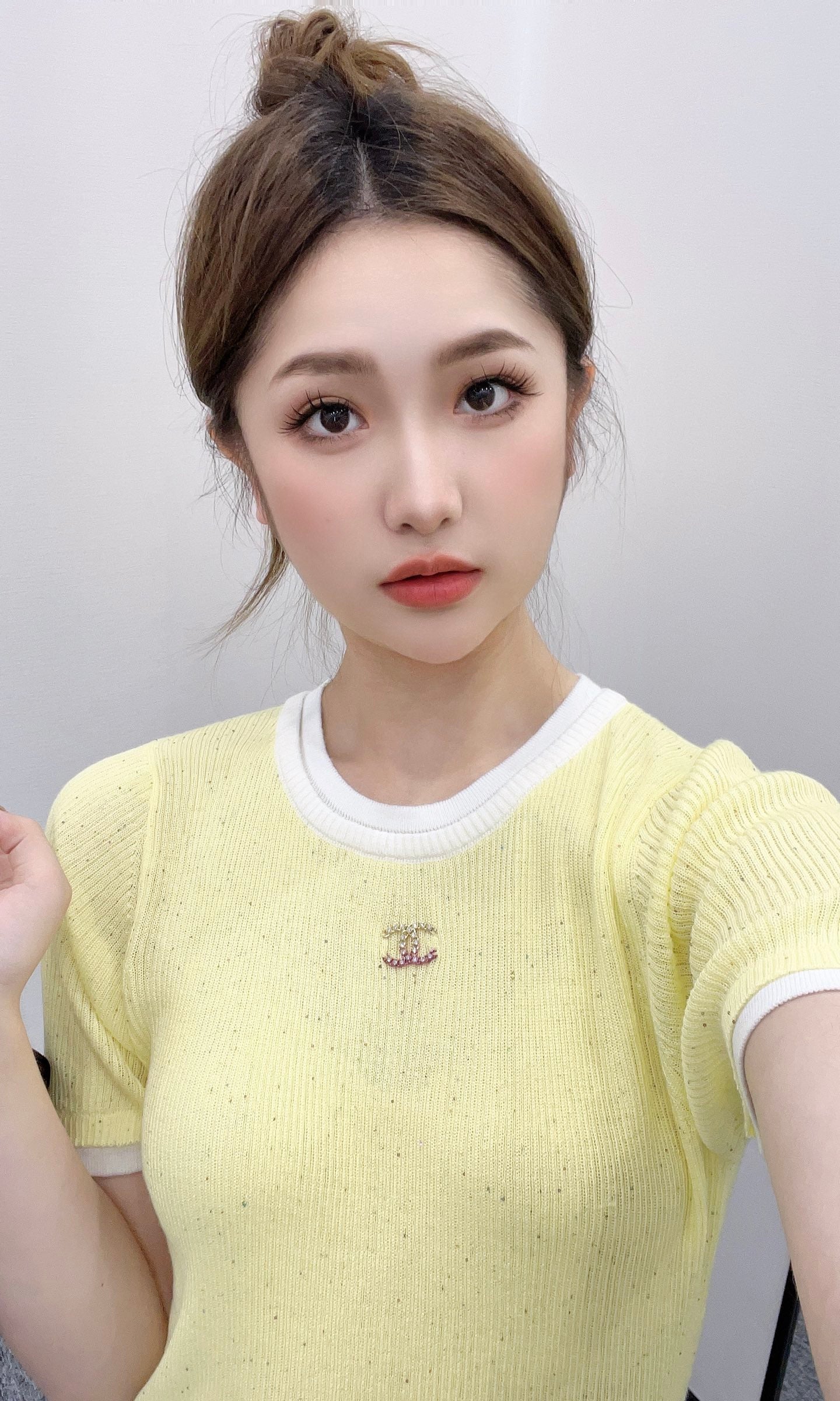 C*♥2025 new products are on sale Contrast color knitted short sleeves