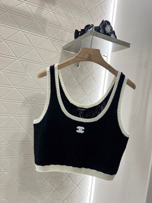 C*♥2025 new products Short knitted vest