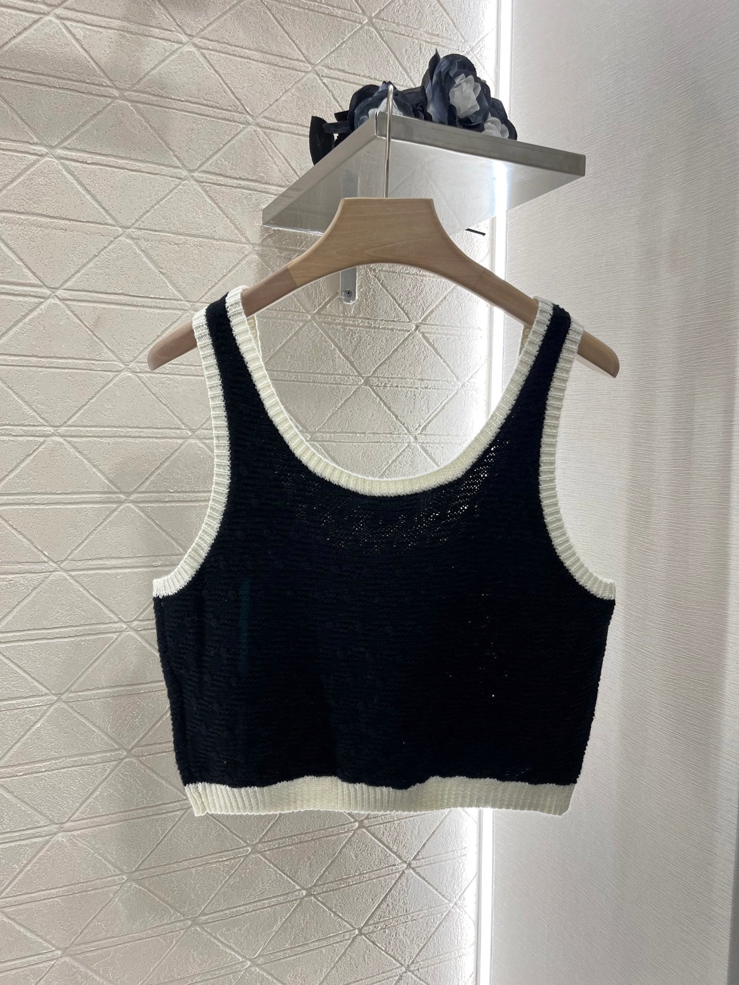 C*♥2025 new products Short knitted vest