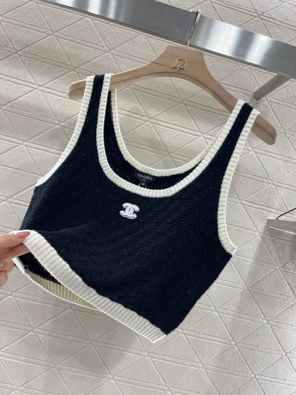 C*♥2025 new products Short knitted vest