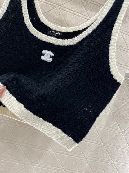 C*♥2025 new products Short knitted vest