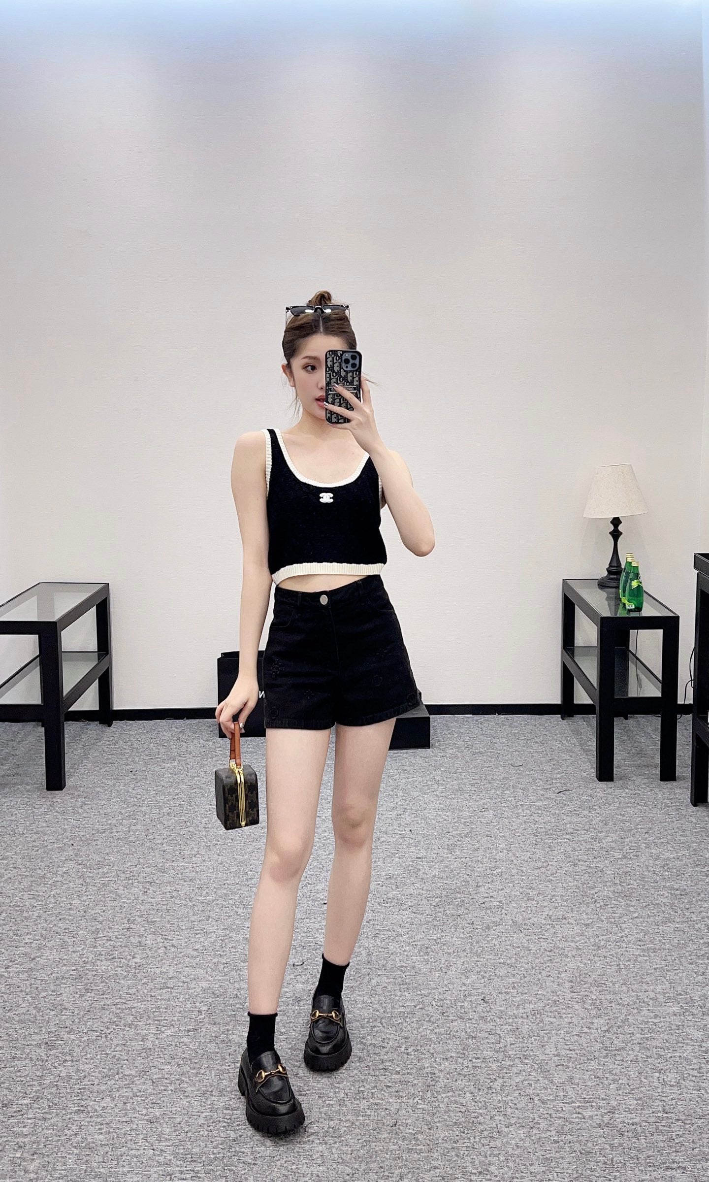 C*♥2025 new products Short knitted vest