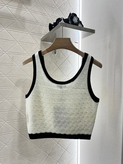 C*♥2025 new products Short knitted vest