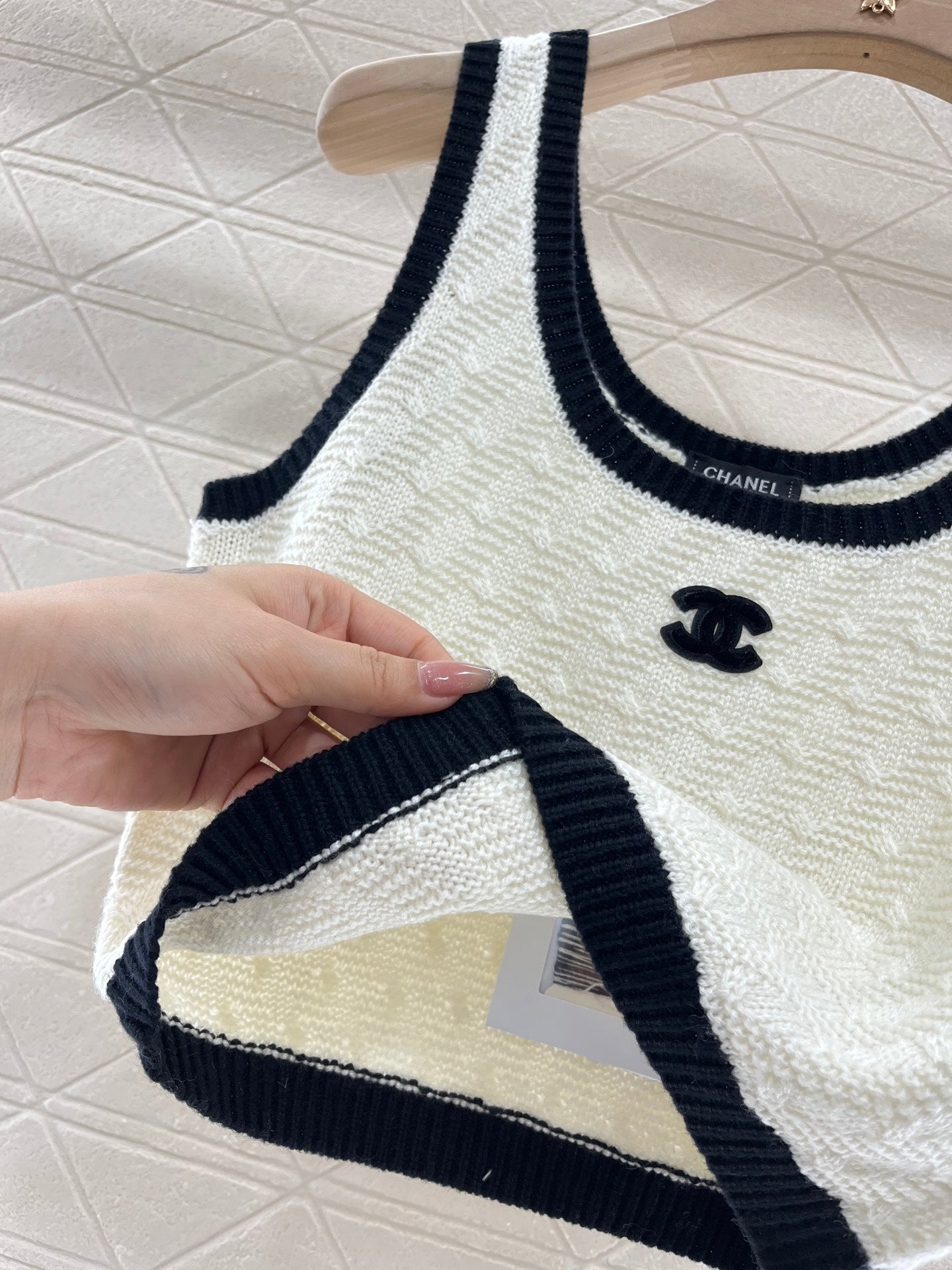 C*♥2025 new products Short knitted vest