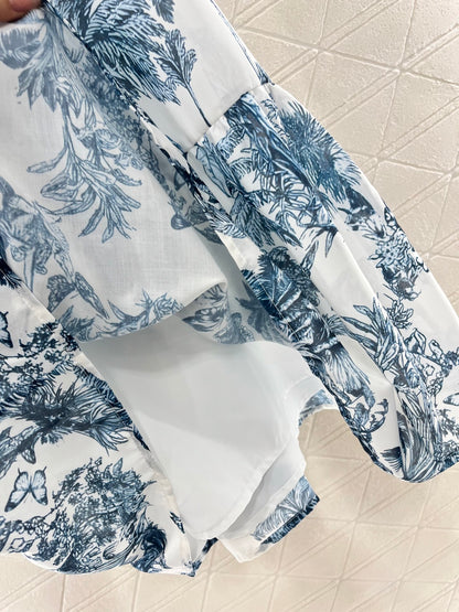 D*♥2025 new products Short-sleeved printed dress