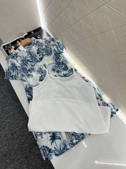 D*♥2025 new products Short-sleeved printed dress