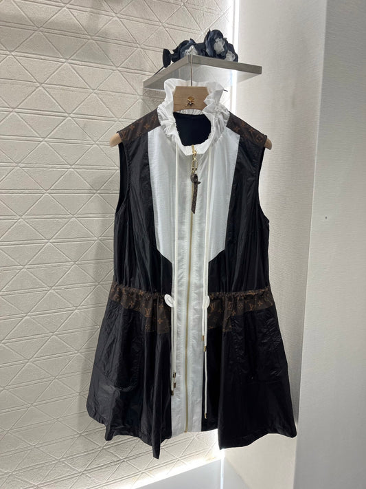 L*♥2025 new products on sale Drawstring work vest dress