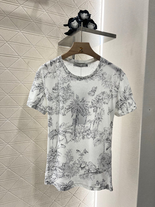 D*♥2025 new products are on sale Linen and cotton printed butterfly forest series