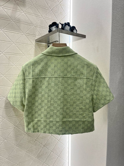 G*♥2025 new products are on sale Jacquard shirt jacket and skirt suit