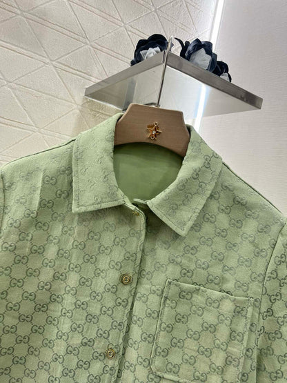 G*♥2025 new products are on sale Jacquard shirt jacket and skirt suit