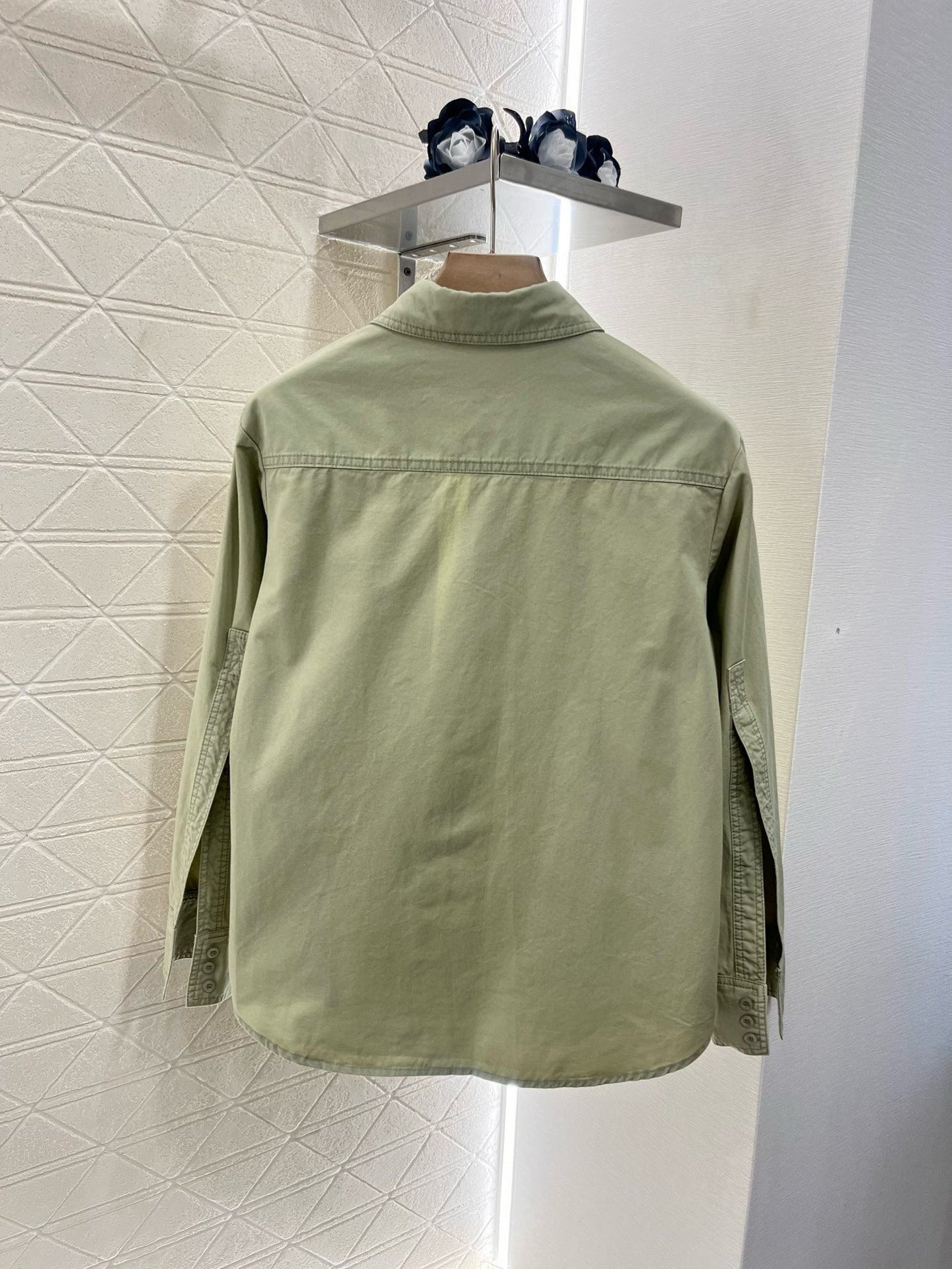 G*♥2025 new products Denim lace-up shirt