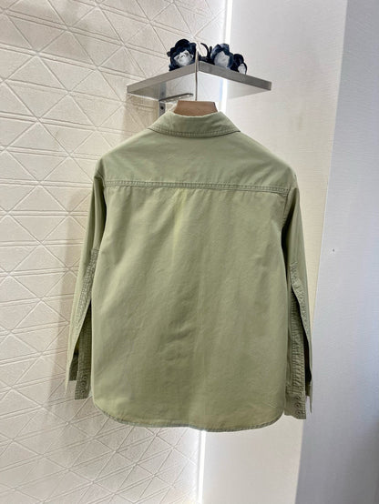 G*♥2025 new products Denim lace-up shirt