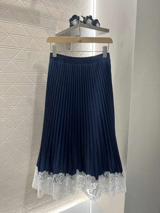 E*♥2025 new products are on sale Tencel lace pleated skirt