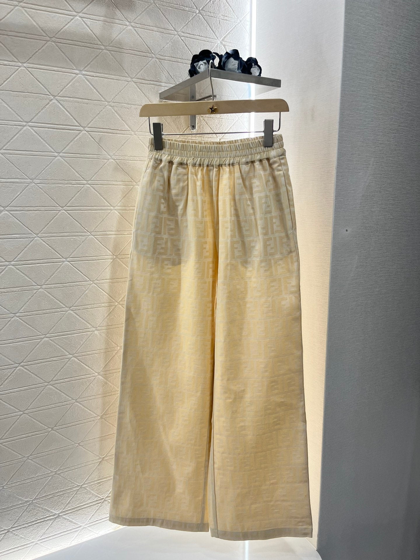 F*♥2025 new products are on sale Jacquard zipper top and pants set