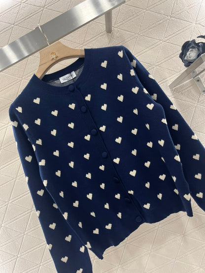 V*♥2025 new products are on sale Heart-shaped knitted cardigan