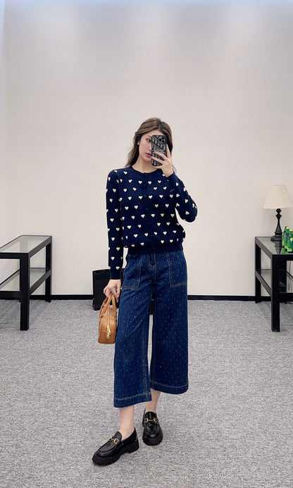 V*♥2025 new products are on sale Heart-shaped knitted cardigan